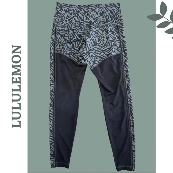 Lululemon Hot to Street Legging Animal Print Mesh Inlay Grey Black
Size 10 - Picture 2 of 8